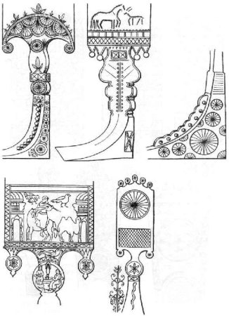 Прялка в серьги древних славян