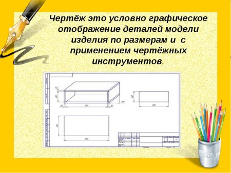 Чертежи изделий на технологию