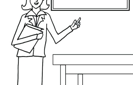 Раскраска профессия учитель