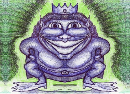 Царевна лягушка рисунок