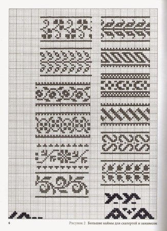 Несложная вышивка в стиле орнамента