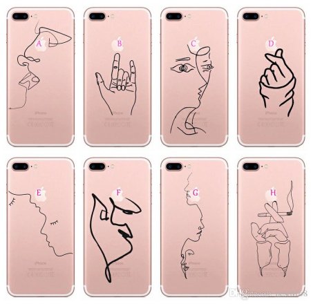 Трафарет для рисунка на чехле