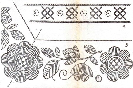 Мстерская белая гладь схемы