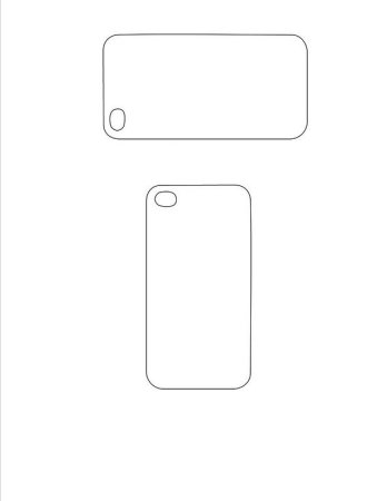 Макет чехла