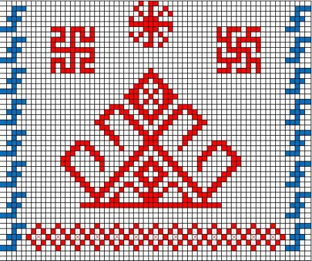 Лельник оберег вышивка