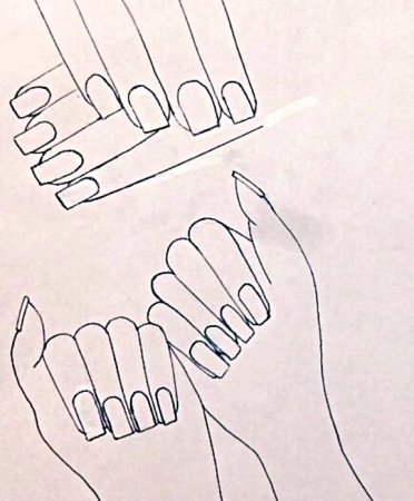 Макеты ногтей для рисования