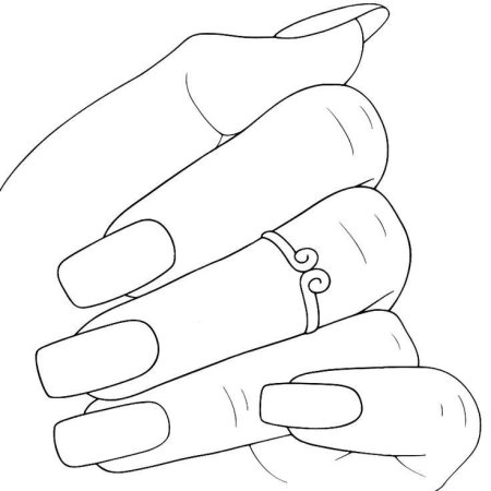 Ногти раскраска