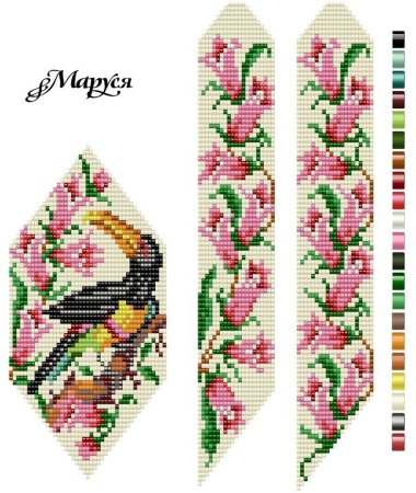 Гердан схемы бисерное Ткачество