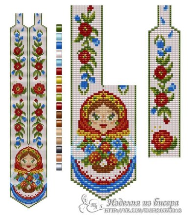 Схемы для бисероплетения герданы