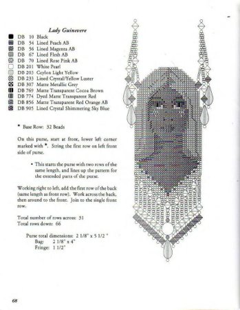 Схемы для Гайтана из бисера для начинающих