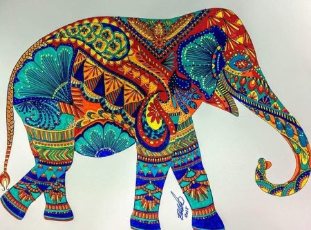 Слон Мандала Индия