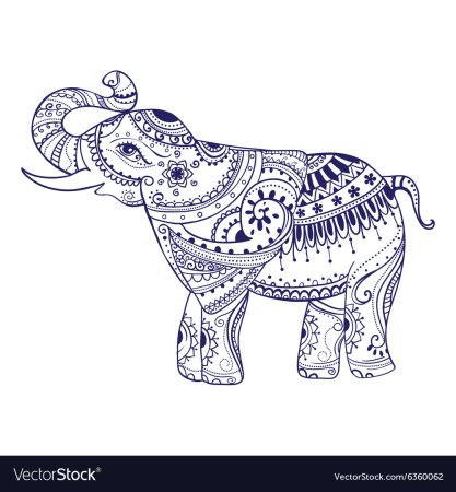 Индийский стилизованный бычок