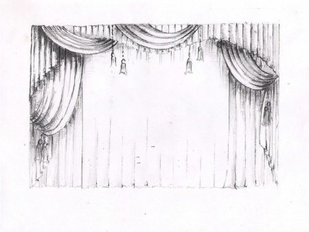 Театральный занавес эскиз