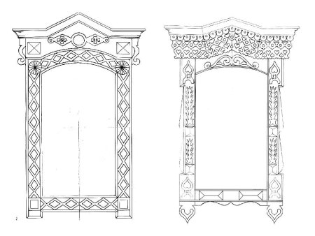 Эскиз наличника