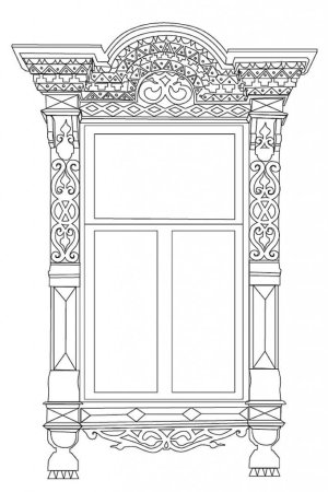 Наличники для рисования