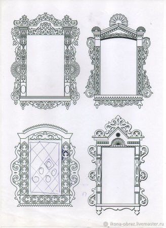 Эскиз наличника