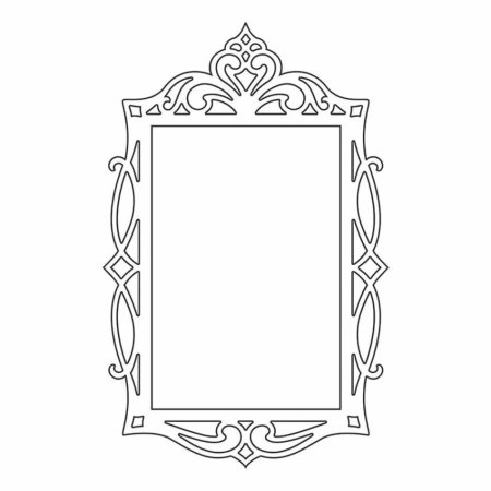 Вырезная рамка для зеркала