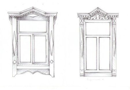 Зарисовки наличников