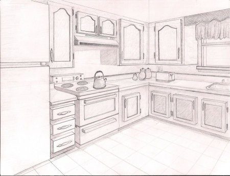 Кухня рисунок
