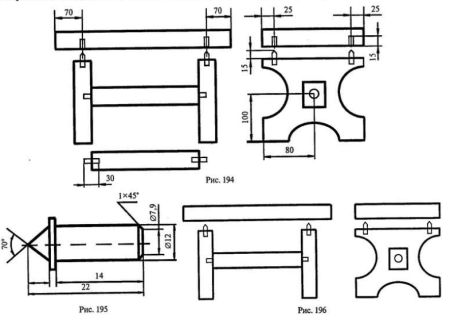 Табурет скамеечка чертеж