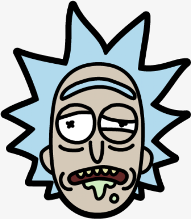 Рик и Морти лицо Рика