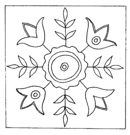 Орнамент ковра рисунок