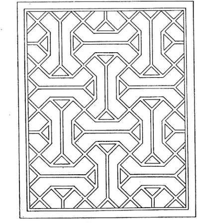 Эскиз ковра