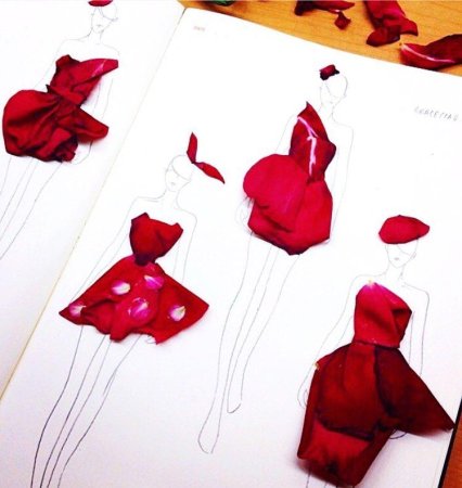 Коллаж моделирование одежды