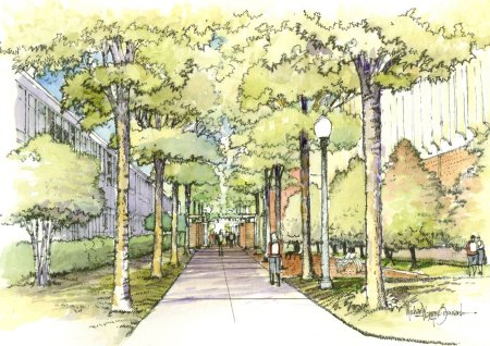 Парк в перспективе