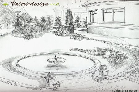 Парк карандашом