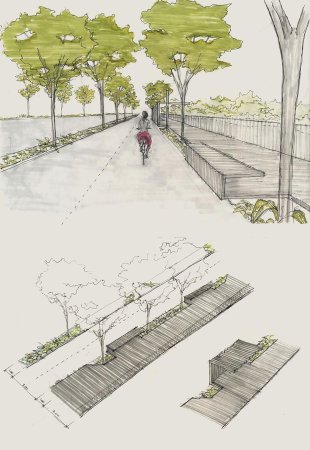 Ландшафтная архитектура эскизы