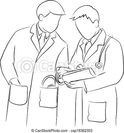 Раскраска врач хирург