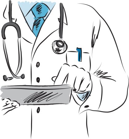 Врач рисунок