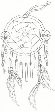 Ловец снов для раскрашивания