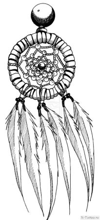 Ловец снов раскраска