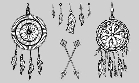 Индейские амулеты тату