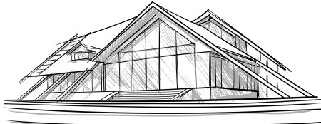 Эскиз архитектурного сооружения