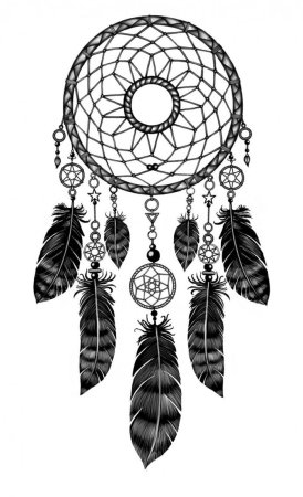 Ловитель снов тату эскизы