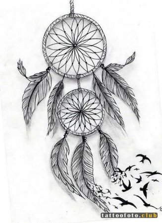 Ловитель снов тату эскизы
