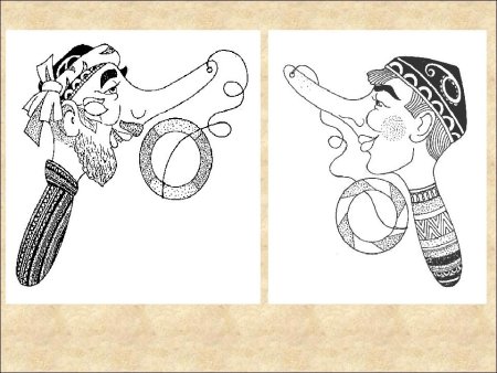 Деревянная игрушка Буратино с кольцом