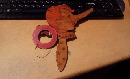 Игрушка Буратино с кольцом