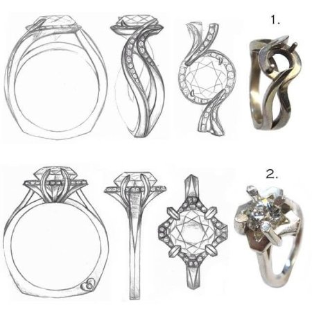 Эскизы ювелирных украшений