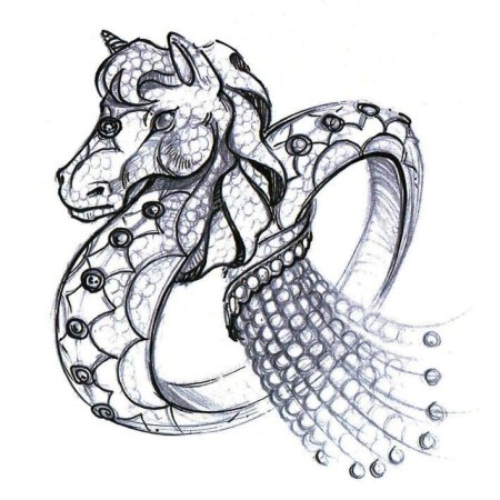 Эскизы ювелирных изделий Наброски