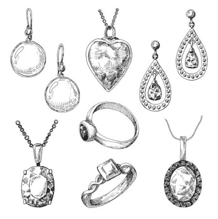 Эскизы ювелирных изделий