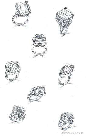 Ювелирные украшения скетч