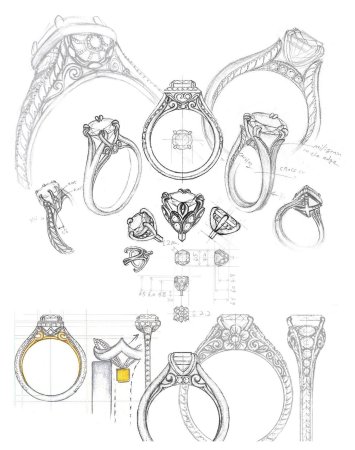 Эскизы ювелирных изделий