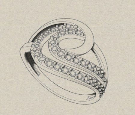 Эскизы кольца женские