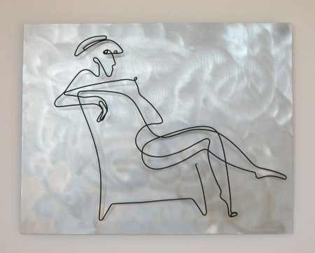 Контурные фигуры из проволоки