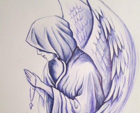 Ангел эскиз
