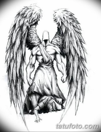 Эскизы тату Падший ангел Люцифер